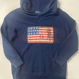 Polo Ralph Lauren American Flag Hoodie Hooded Sweatshirt USA  7